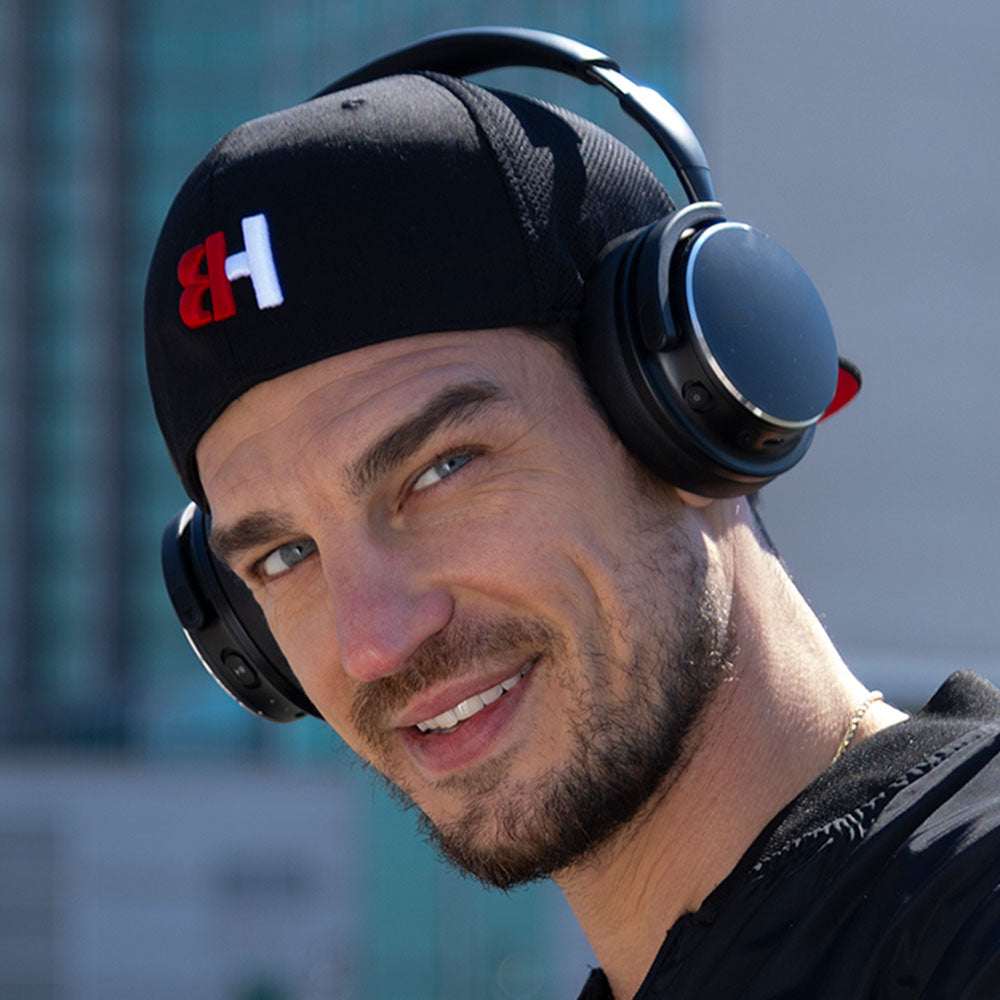 Black & Red "Bet" BACK HAT