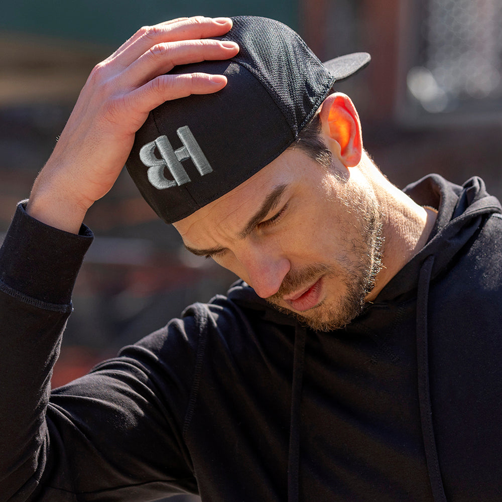 Logic Rapper Backwards Hat The Original BACK HAT™ - Patent Pending (63/453,205). – The Original ...