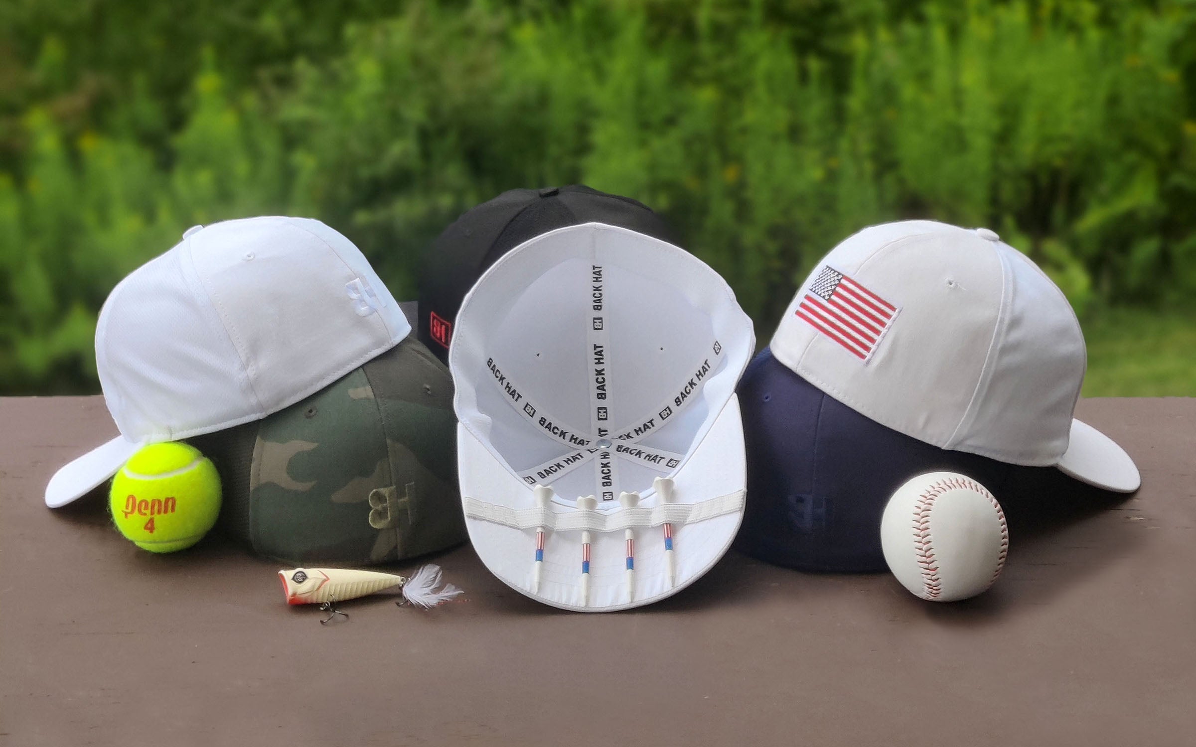 Left Rear Hat The BACK HAT™: Re-engineered to Be Worn Backwards… and Look GREAT.