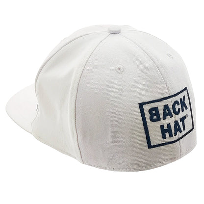 Left Rear Hat Logo BACK HAT – The Original BACK HAT™ - A Revolution in Backward Wear.